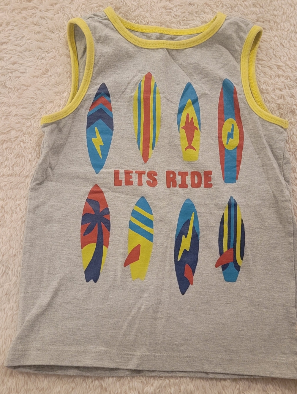 Hatley tank with surf graphic 4t